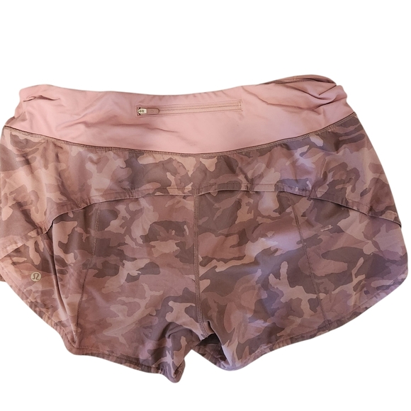 Lululemon Speed Up Short *2.5"Incognito Camo Pink Taupe Multi / Pink Taupe - Picture 1 of 4